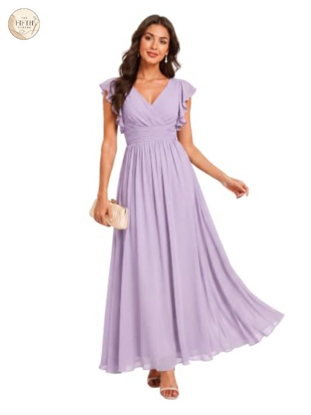 Ever-Pretty Womens Chiffon Maxi Formal Bridesmaid Dress Wedding Guest